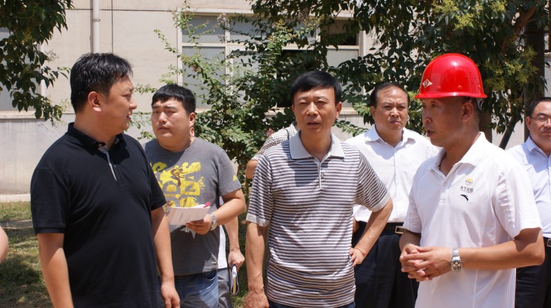 县长周东柯、县委书记张献宇一行到我公司检查指导